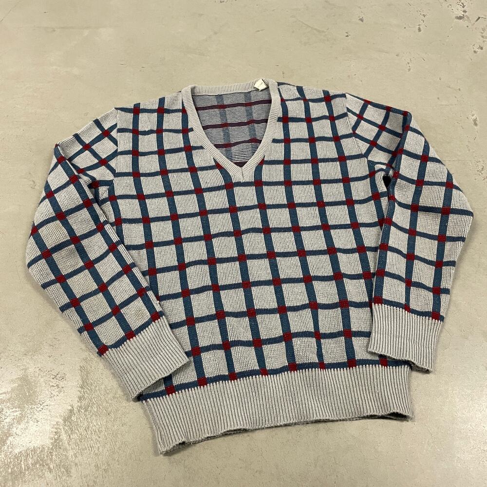 Vintage 80s patterned Italian knitted sweater